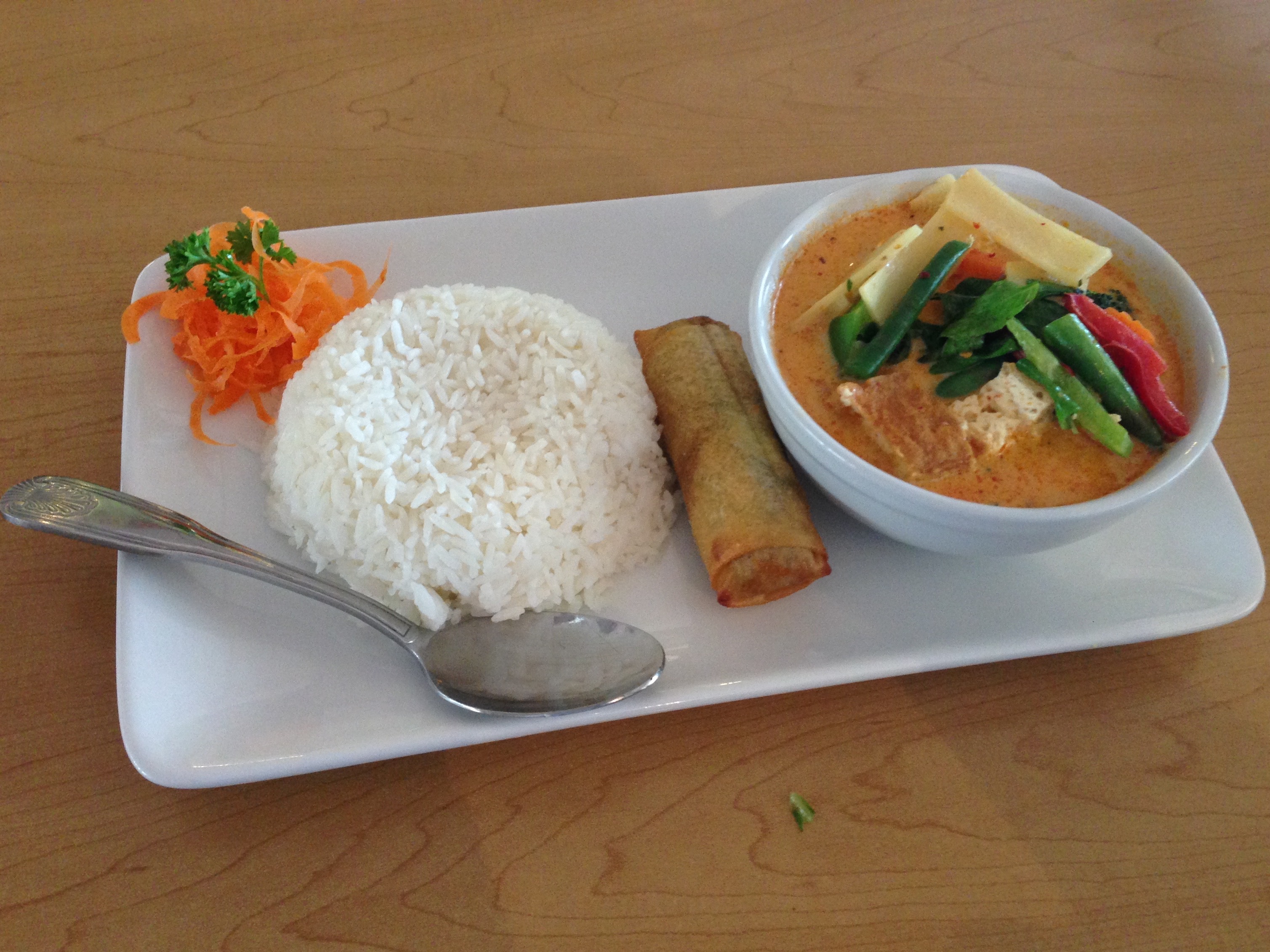 red curry lunch special